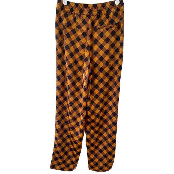Scotch & Soda Mid Rise Plaid Satin Buffalo Plaid Trousers X-Small Fall Halloween - Picture 7 of 9